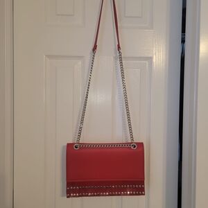 Zara Red Chain Strap Women's Bag
